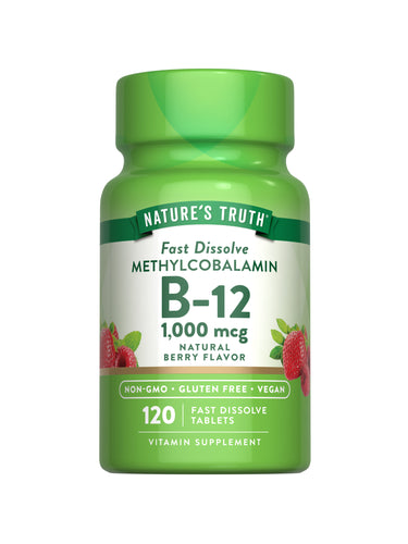 B12 Vitamin Sublingual Tablets | 1000 mcg