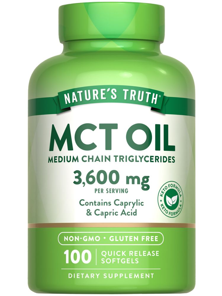 Óleo de MCT 3600 mg (Triglicerídeos de Cadeia Média)