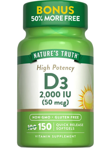 Vitamine D3 2000 UI (50 mcg)