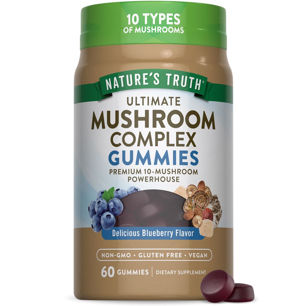 Complexe de Champignons Gommes | 60 Comprimés
