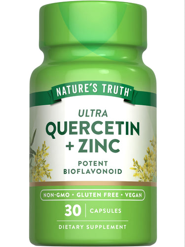 Quercetina con Zinc | 30 Cápsulas