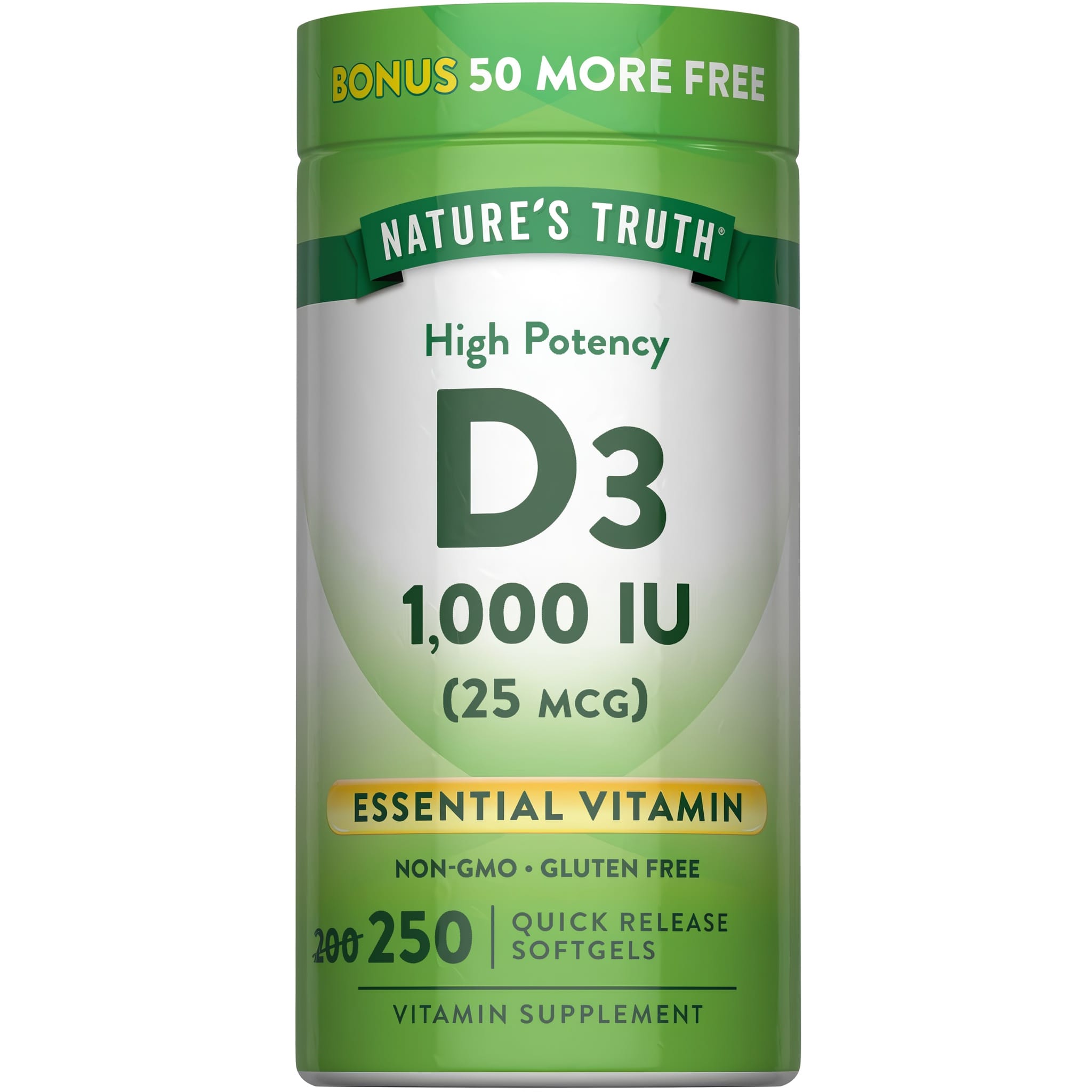 Vitamin D3 1000 IU (25 mcg)