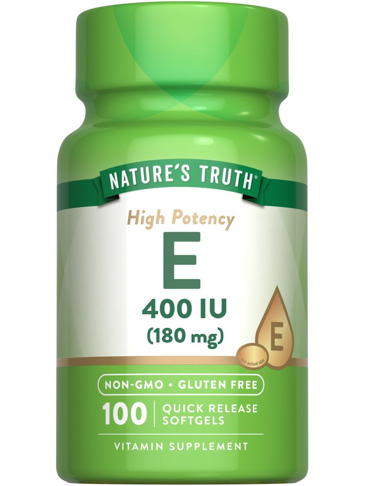 Vitamin E 400 IU (180 mg)