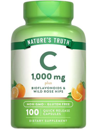 Vitamina C 1000 mg com Bioflavonoides e Rosa Mosqueta