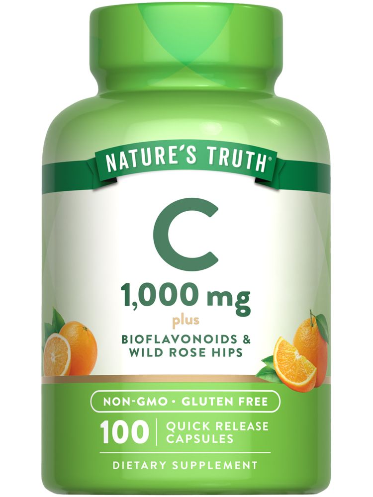 Vitamina C 1000 mg con Bioflavonoidi e Bacche di Rosa Canina