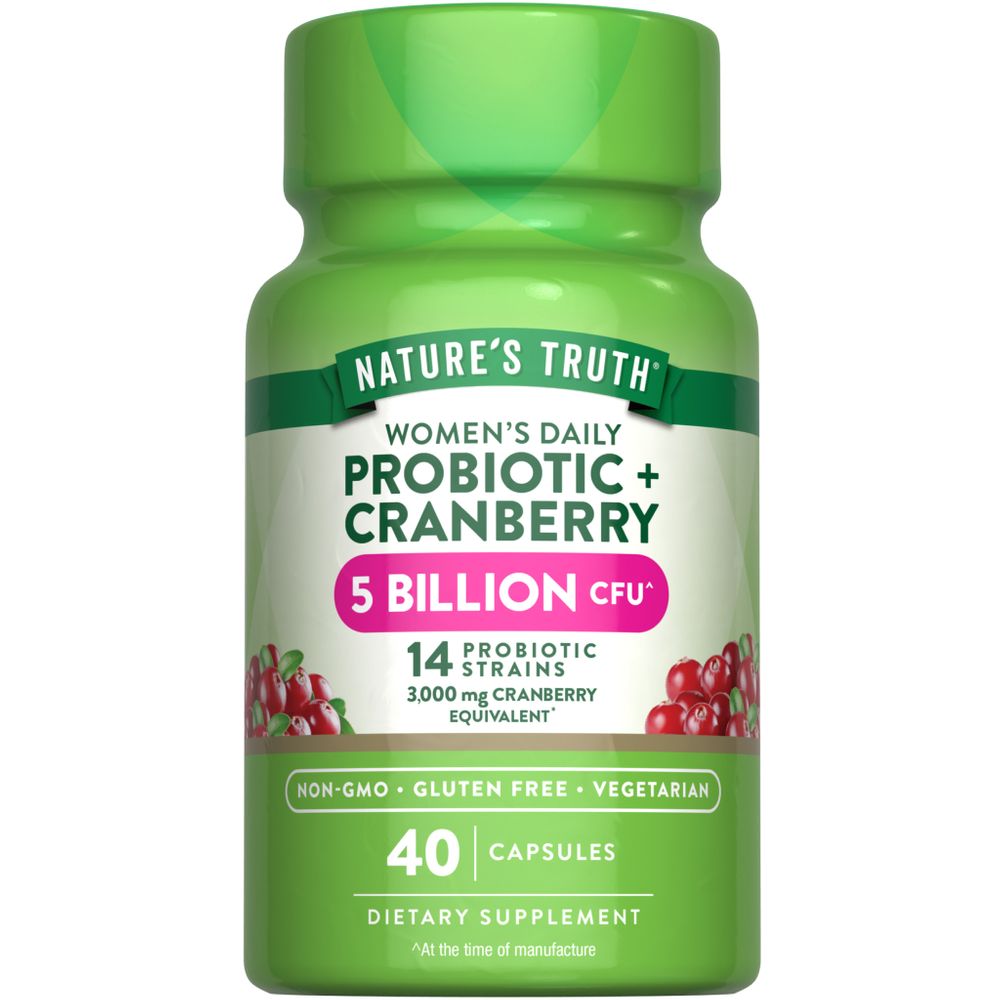 Probiotics for Women with Cranberry | 5 Billion CFU