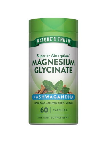 Magnésium Glycinate avec Ashwagandha