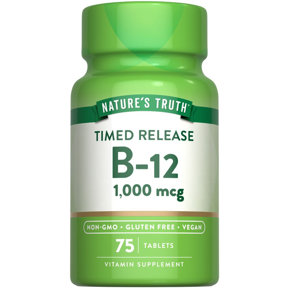 Vitamina B-12 1000 mcg Liberação Gradual