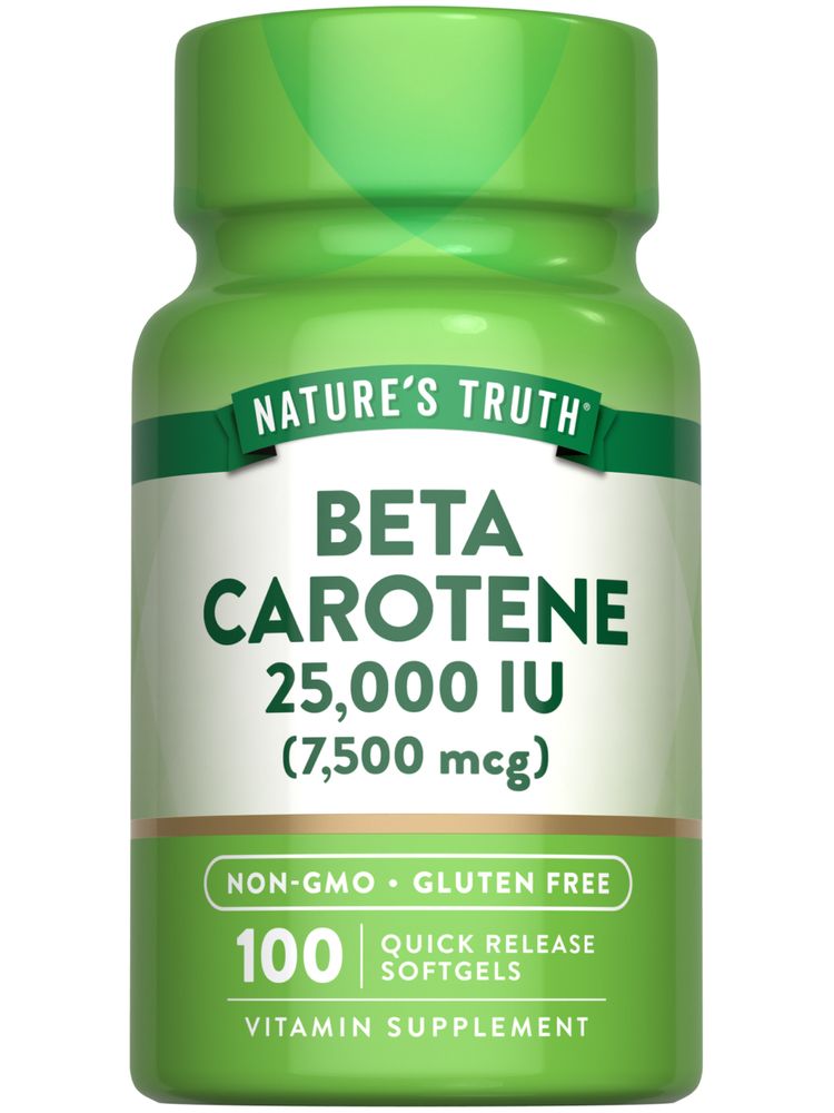 Beta Carotene 25,000 IU (7500 mcg)