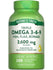Triple Omega 3-6-9 3600 mg mit Fisch, Leinsamen, Nachtkerze
