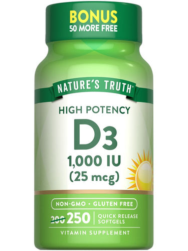 Vitamina D3 1000 IU (25 mcg)