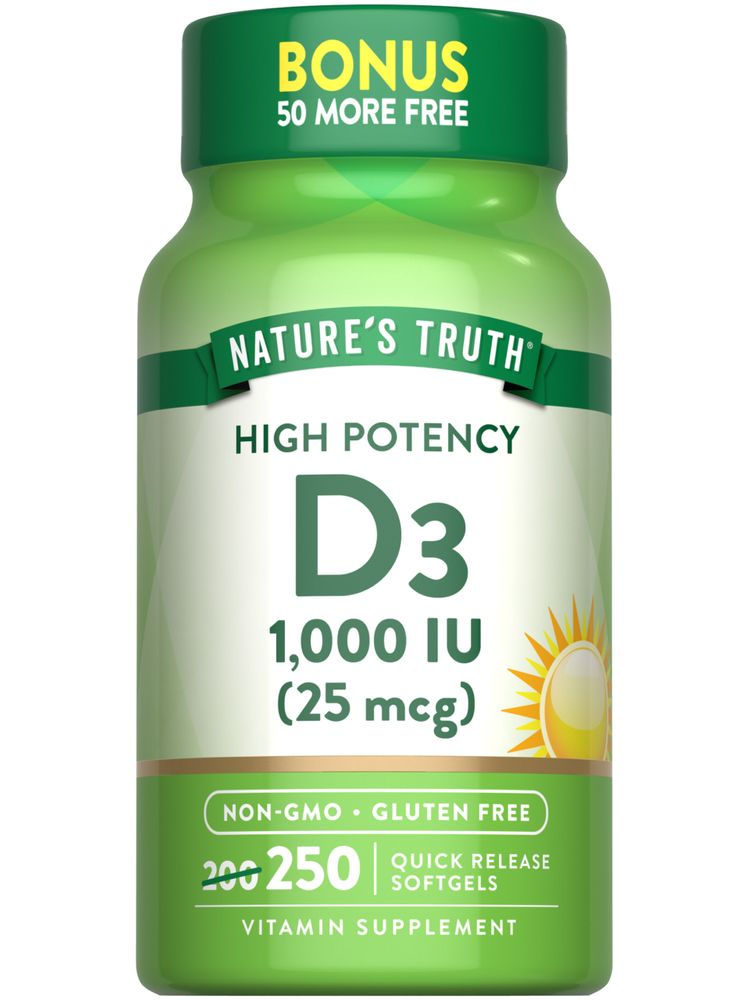 Vitamin D3 1000 IU (25 mcg)