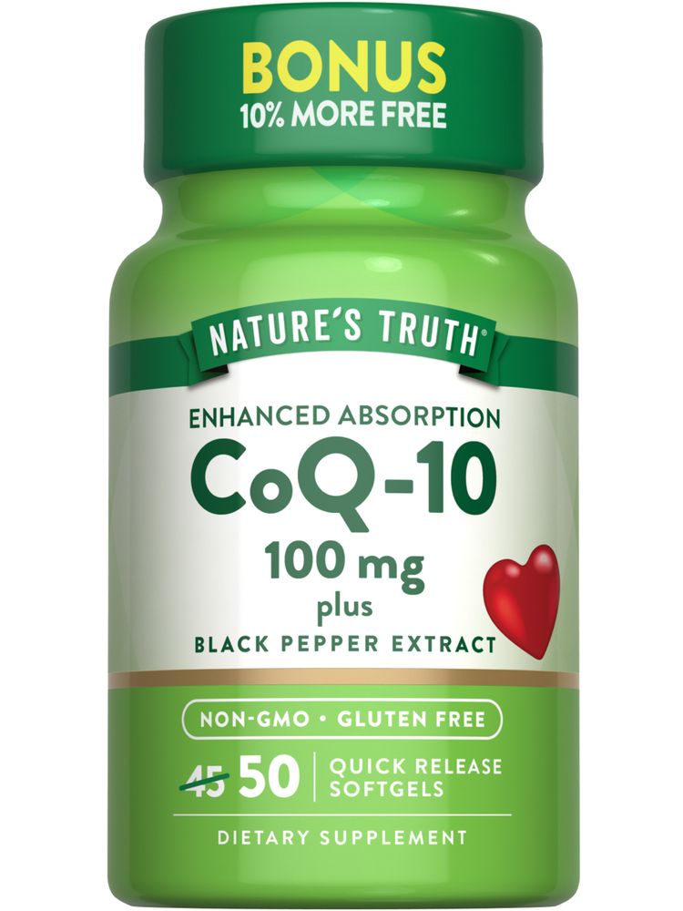 CoQ-10 100 mg avec Poivre Noir