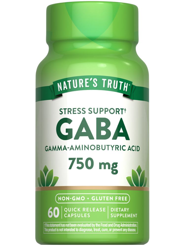 GABA 750 mg (Gamma Aminobutyric Acid)