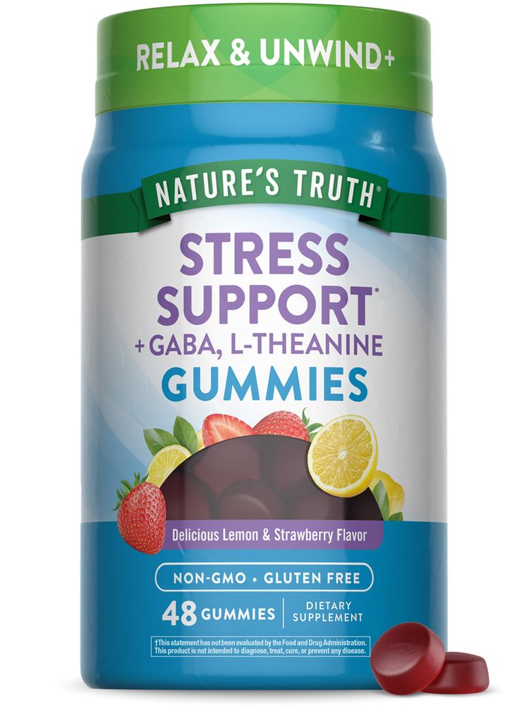 Stressunterstützung+ mit Gaba und L-Theanin