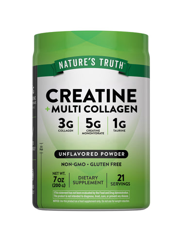 Creatine & Collagen Powder | 7 oz