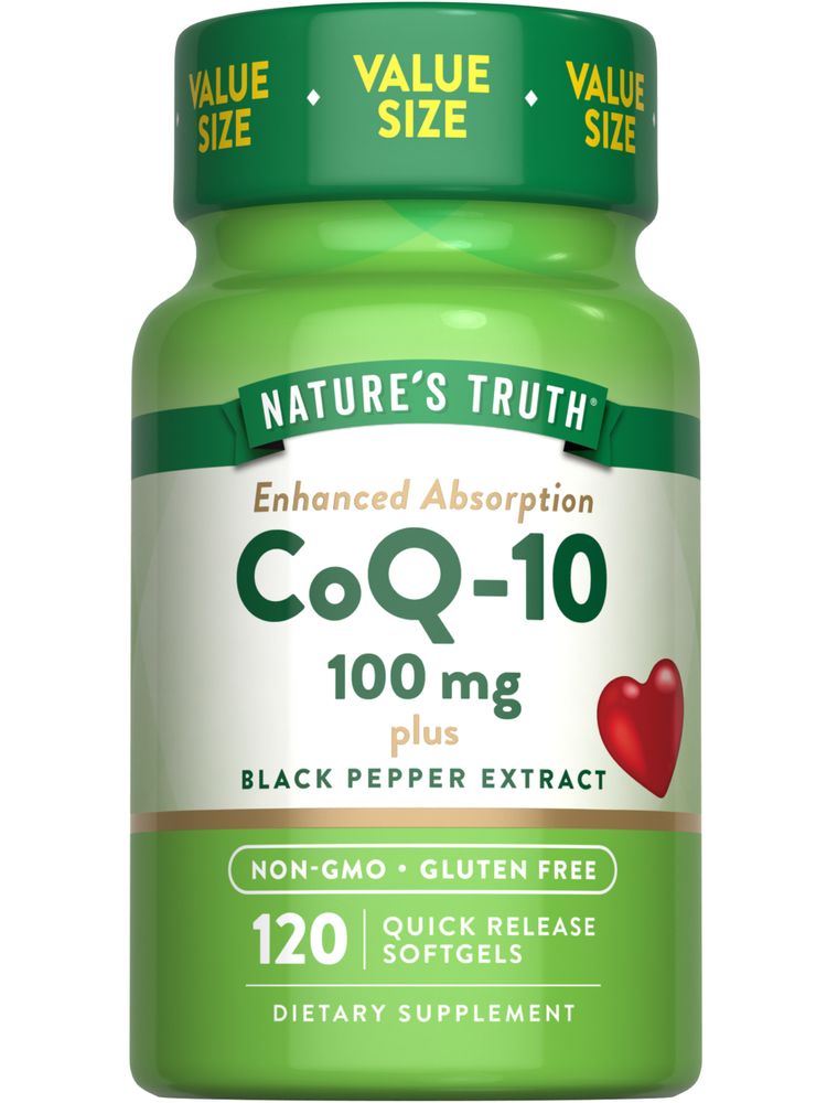 CoQ-10 100 mg avec Poivre Noir