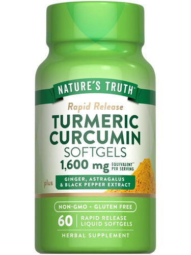 Turmeric Curcumin Complex 1600 mg Complex with Ginger and Black Pepper