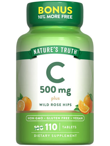 Vitamina C 500 mg com Rosa Mosqueta