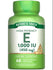 Nature's Truth High Potency E 1,000 IU (450 mg) 60 Quick Release Softgels Vitamin Supplement on a hand scale.
