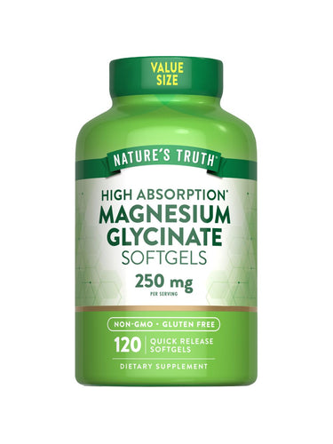 Magnésio Glicinato 250mg | 120 Cápsulas Gelatinosas