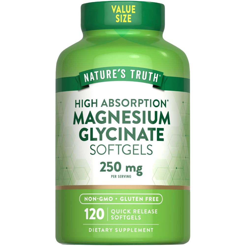 Magnésium Glycinate 250mg | 120 Softgels