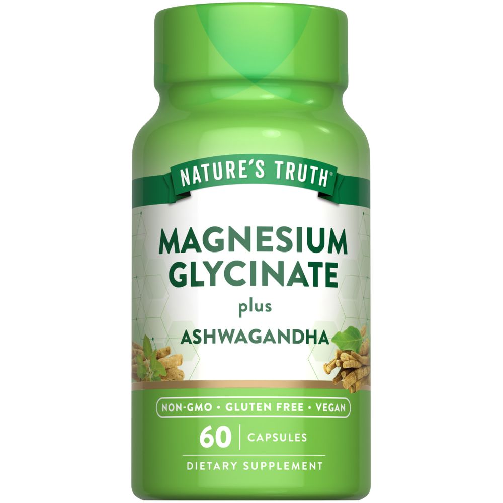 Magnésium Glycinate avec Ashwagandha
