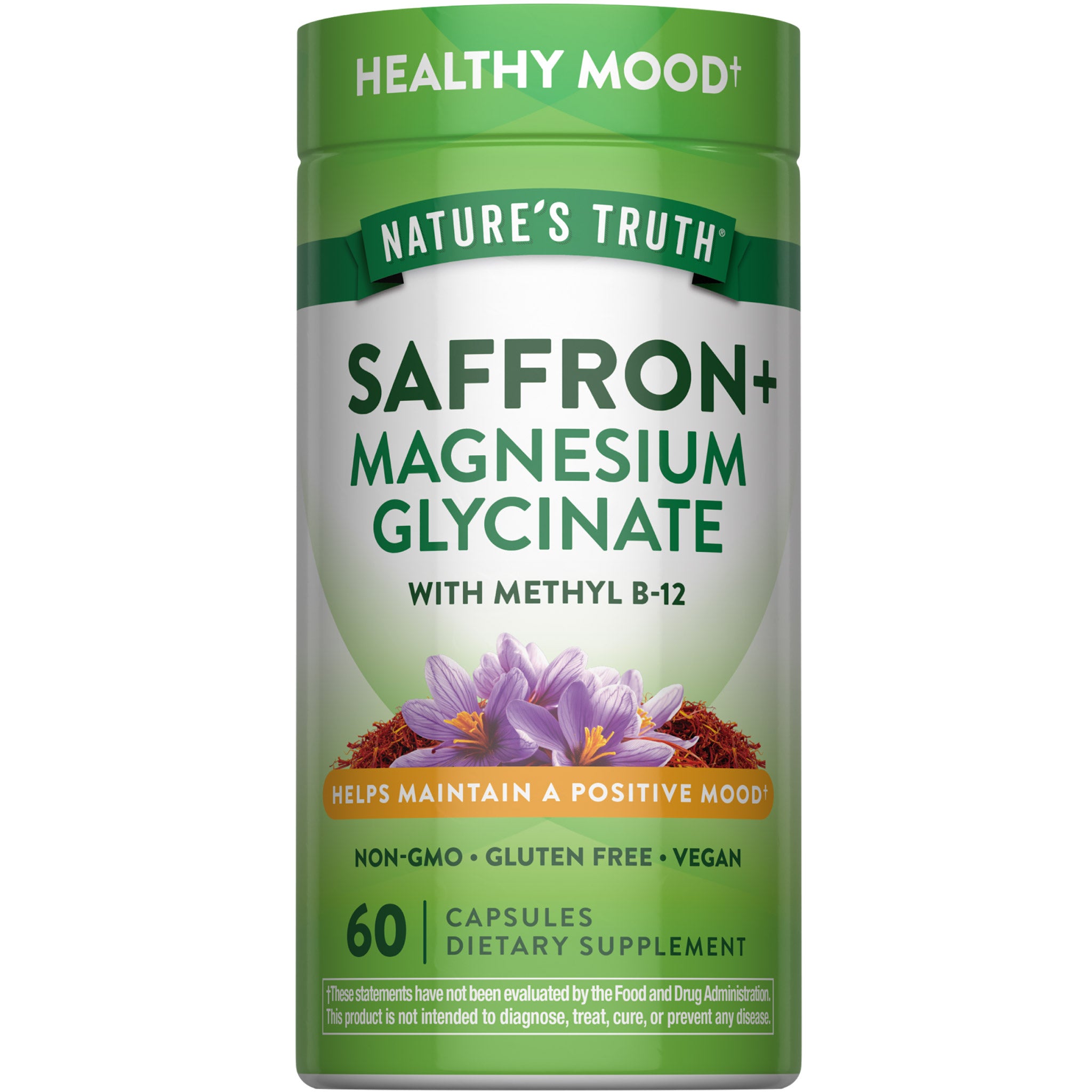 Saffron & Magnesium Glycinate | 60 Capsules