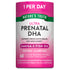 Prenatal DHA 60 Quick Release Softgels provide Omega-3, are non-GMO, gluten-free, and require one per day.