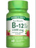 Vitamina B-12 2500 mcg con Acido Folico