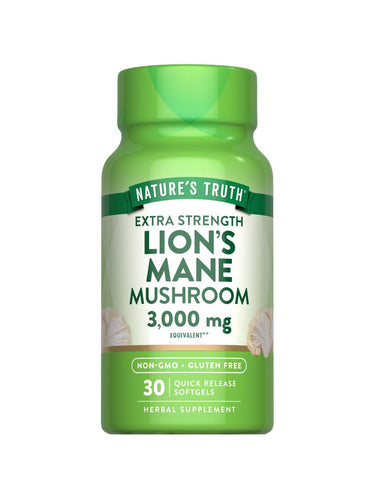 Lions Mane Extract 3,000mg | 30 Softgels