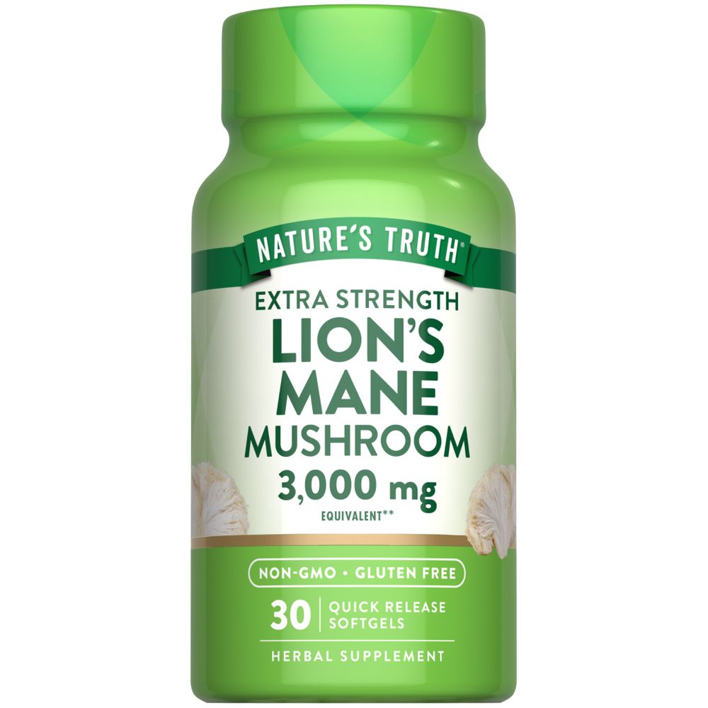 Lions Mane Extract 3,000mg | 30 Softgels