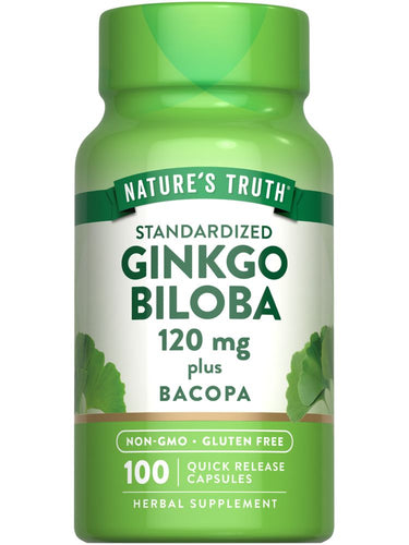 Estratto di Ginkgo Biloba 120 mg con Bacopa
