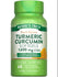 Bottle of 60 Rapid Release Turmeric Curcumin Liquid Softgels, providing 1,600 mg equivalent per serving.