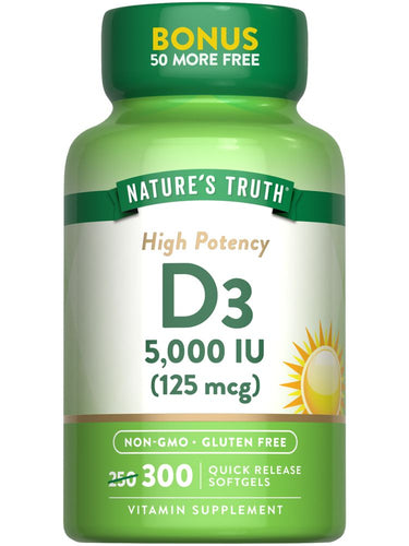 Vitamin D3 5000 IE (125 mcg) | Extra Stark