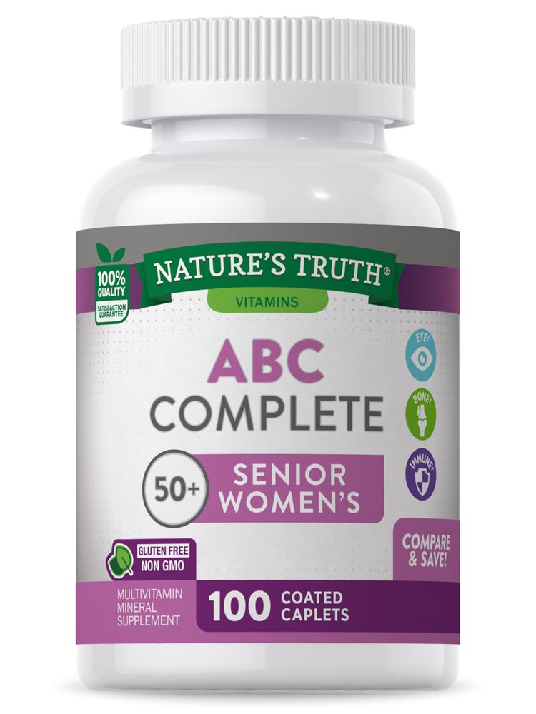 Multivitamines pour Femmes de 50 Ans et Plus