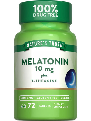 Melatonina 10 mg con L-Teanina