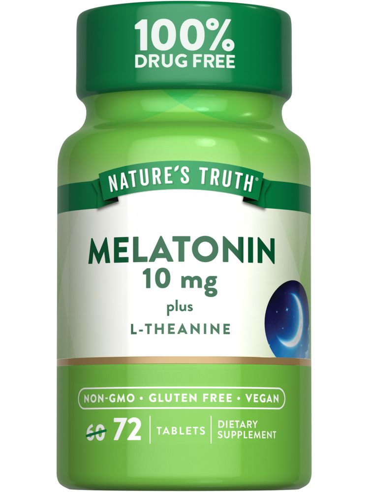 Melatonina 10 mg con L-Teanina