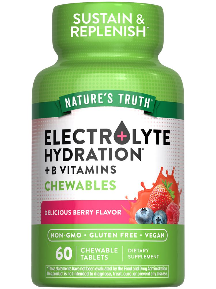 Electrolyte Hydration Chewable Tablets