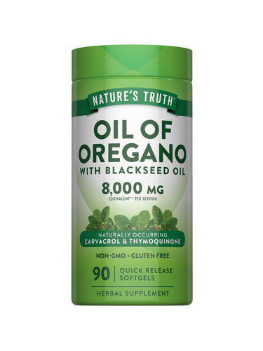 Oil of Oregano with Black Seed Oil | 90 Softgels