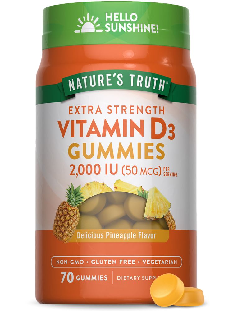 Vitamina D3 2000 UI (50 mcg) | Extra Fuerte