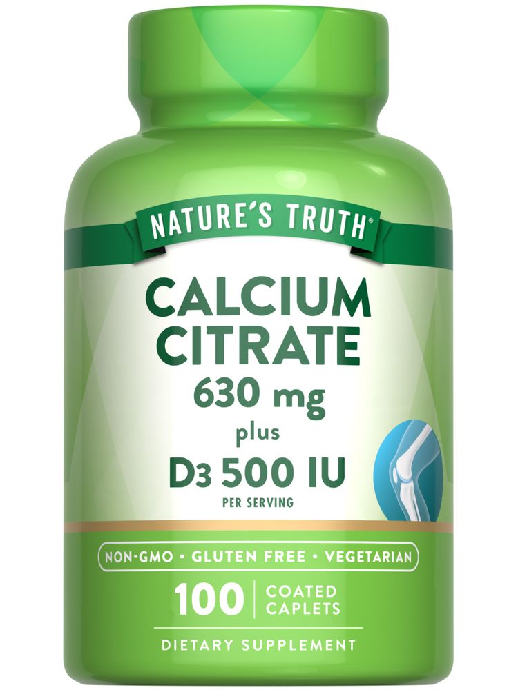 Citrate de Calcium avec Vitamine D3