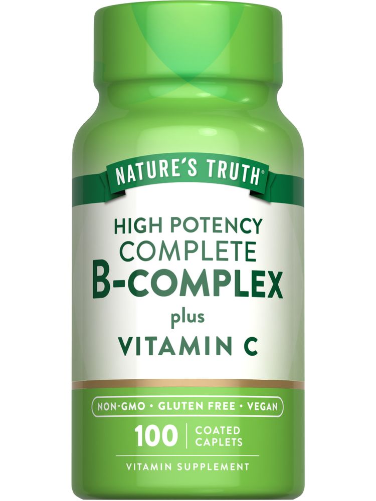 Complejo de Vitamina B Completo con Vitamina C