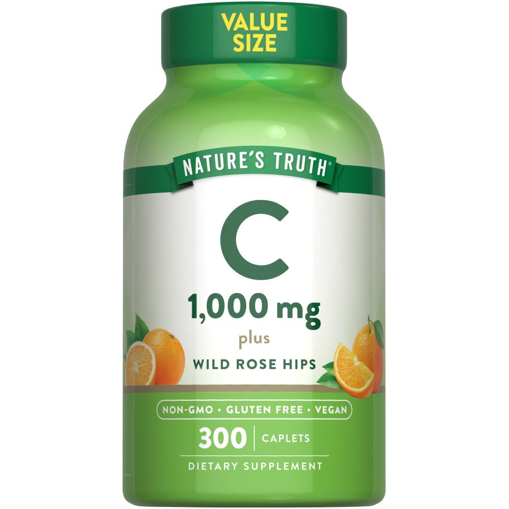 Vitamin C 1000 mg mit Hagebutten