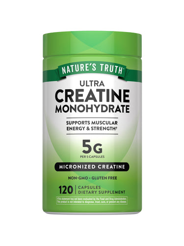 Creatine Monohydrate | 120 Capsules