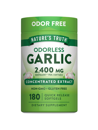 Odorless Garlic Softgels | 180 Count
