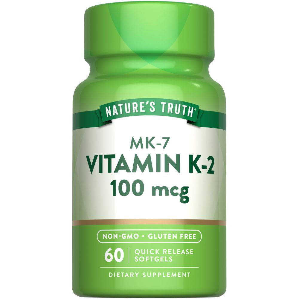 Vitamina K2 MK-7 100 mcg | 60 Cápsulas Blandas