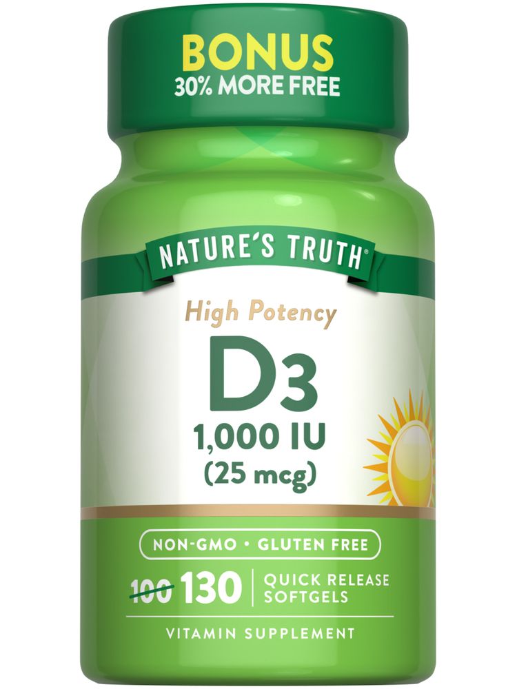 Vitamin D3 1000 IU (25 mcg)