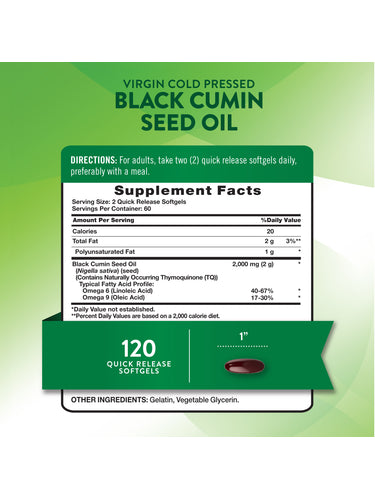 black Seed Oil Pills | 2,000mg