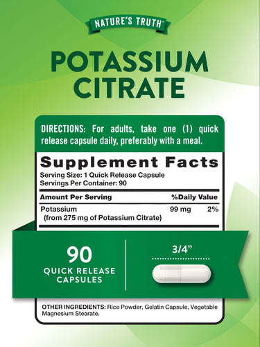 Potassio Citrato 275 mg